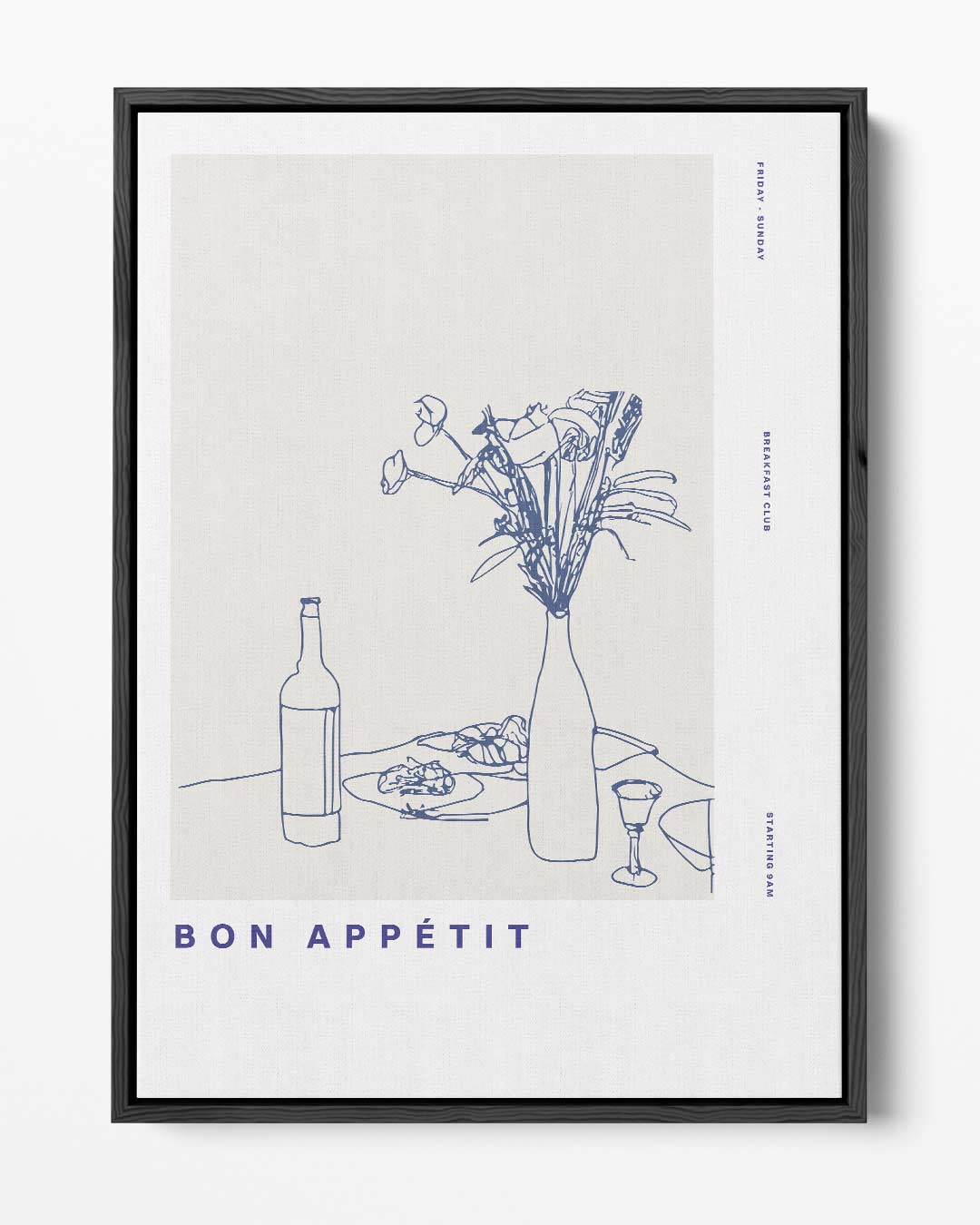 Bon Appétit Tafelkunst Kunstwerk-canvas-dibond-plexiglas-wanddecoratie-WallArtistic