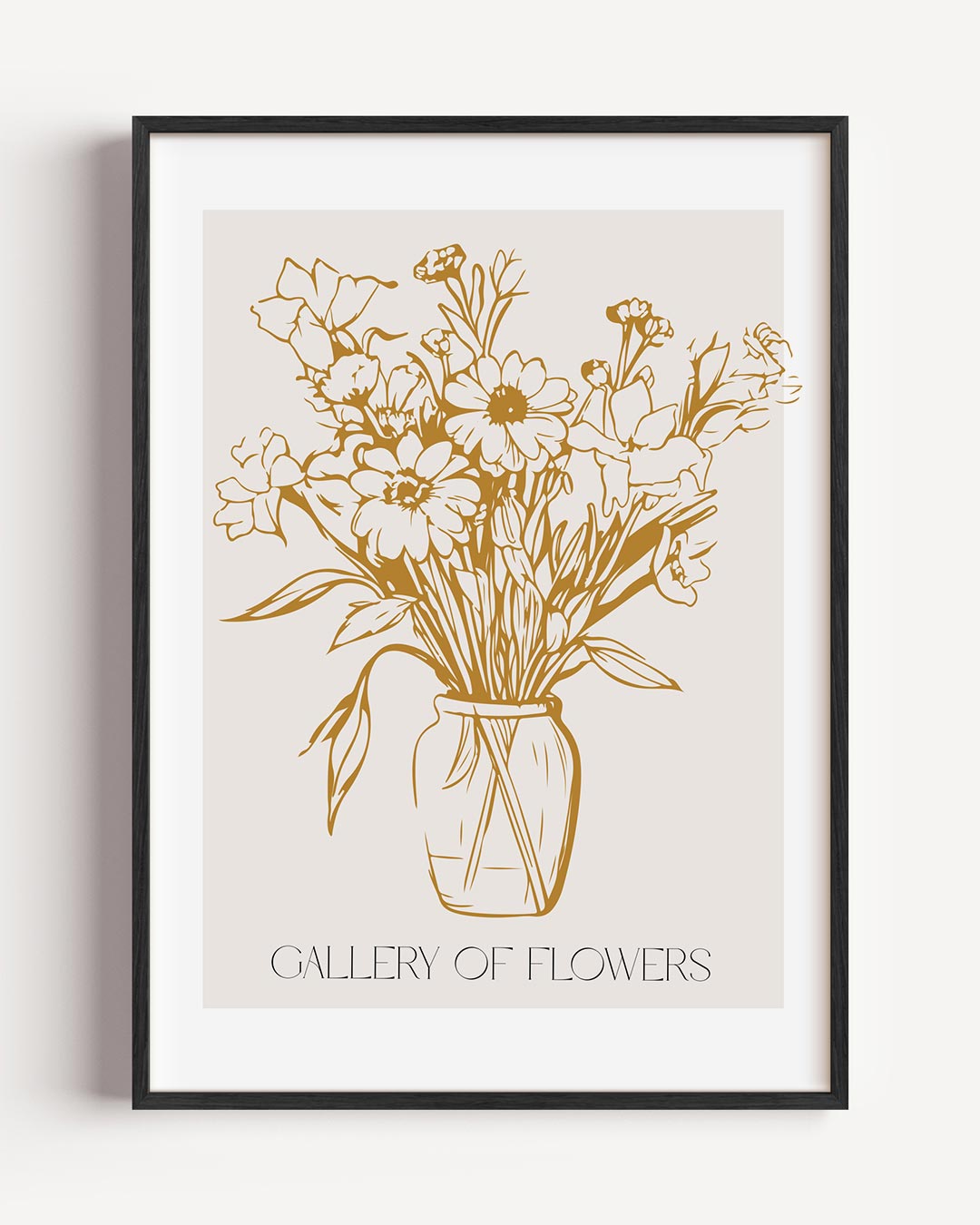 Bloemenpracht in Vaas Poster-WallArtistic