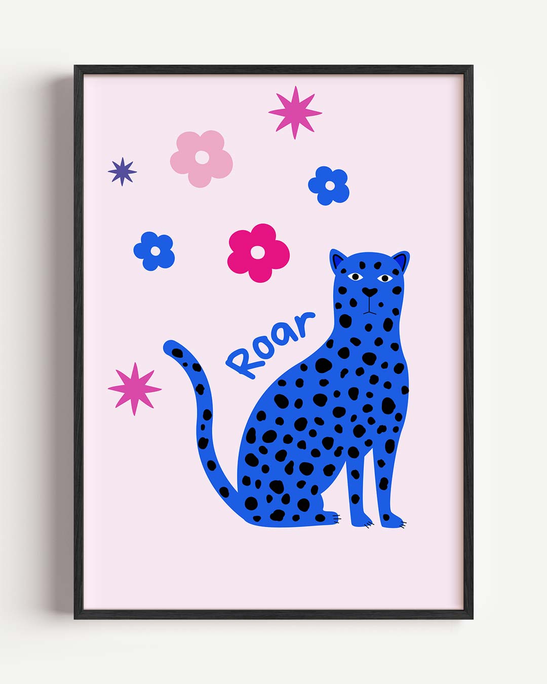 Roarende Luipaard Poster
