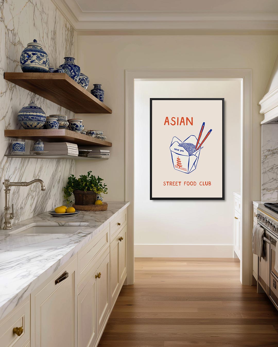 Eetlustige illustratie Kunstwerk