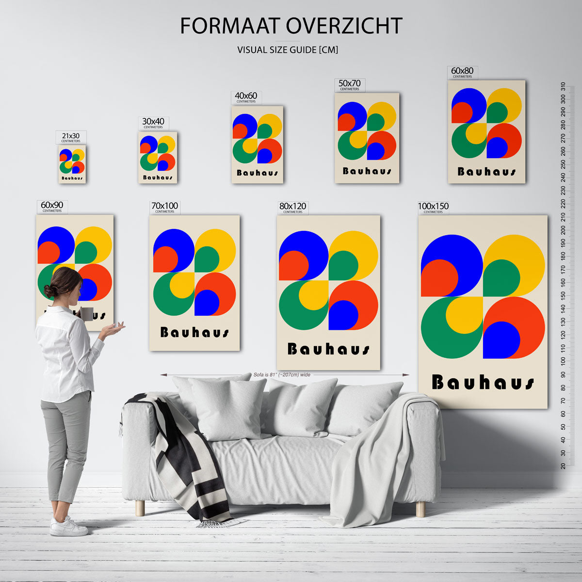Vorm en kleur Poster