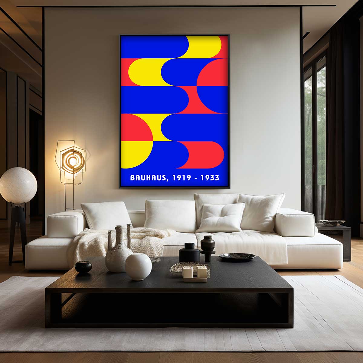 Bauhaus Kleurenpracht Kunstwerk-canvas-dibond-plexiglas-wanddecoratie-WallArtistic