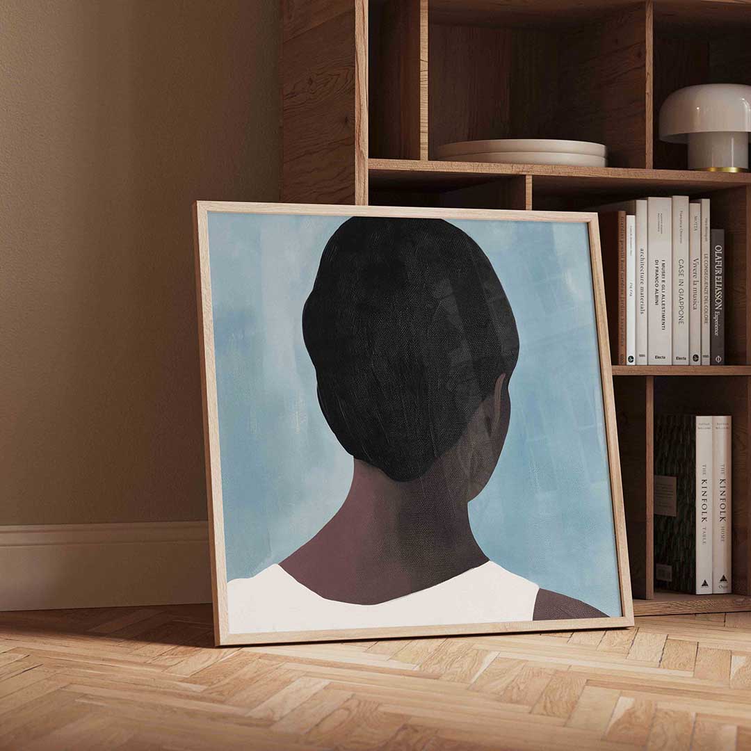 Achterkant van hoofd Poster