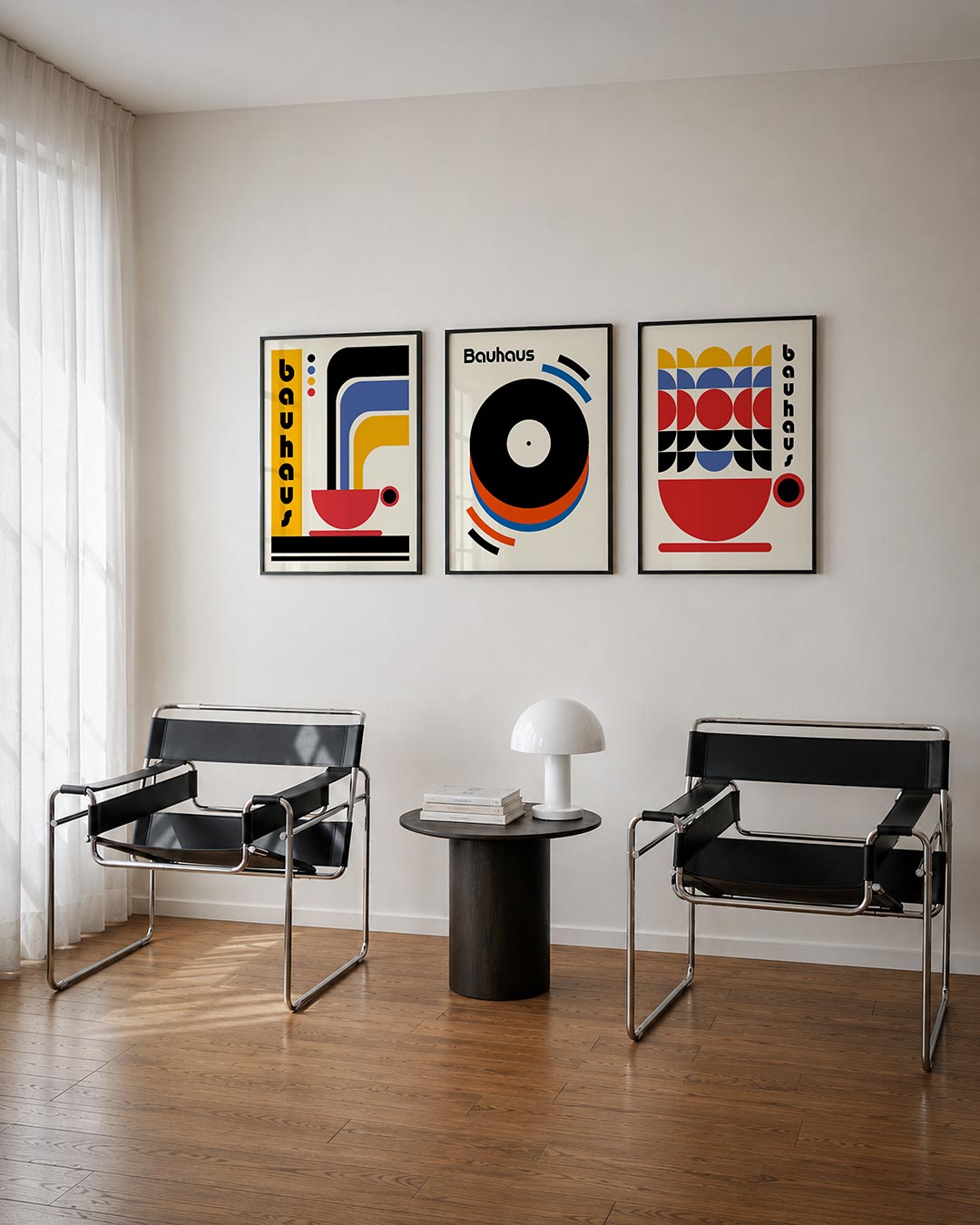 Kleurrijke vormen Posterset