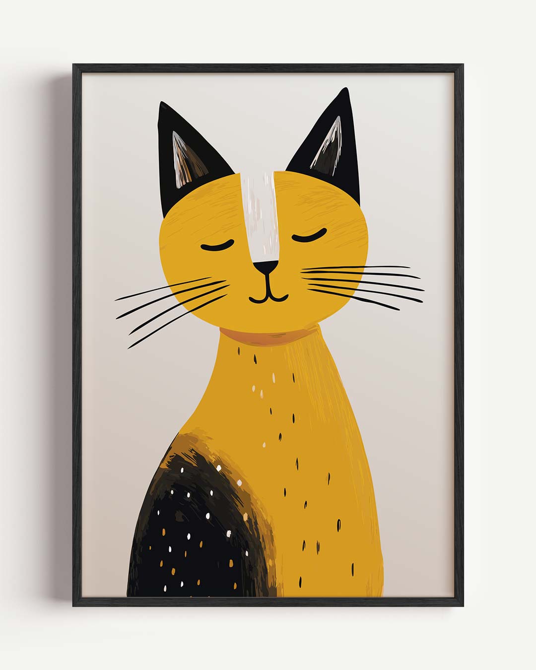 Vrolijke Kattenposter