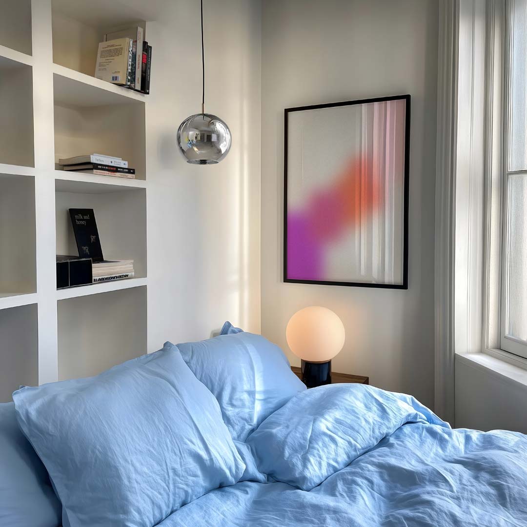 Kleurrijke Abstracte Mist Poster-WallArtistic