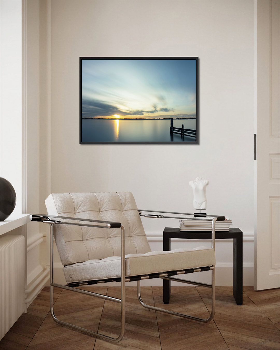 Rustige zonsondergang Kunstwerk