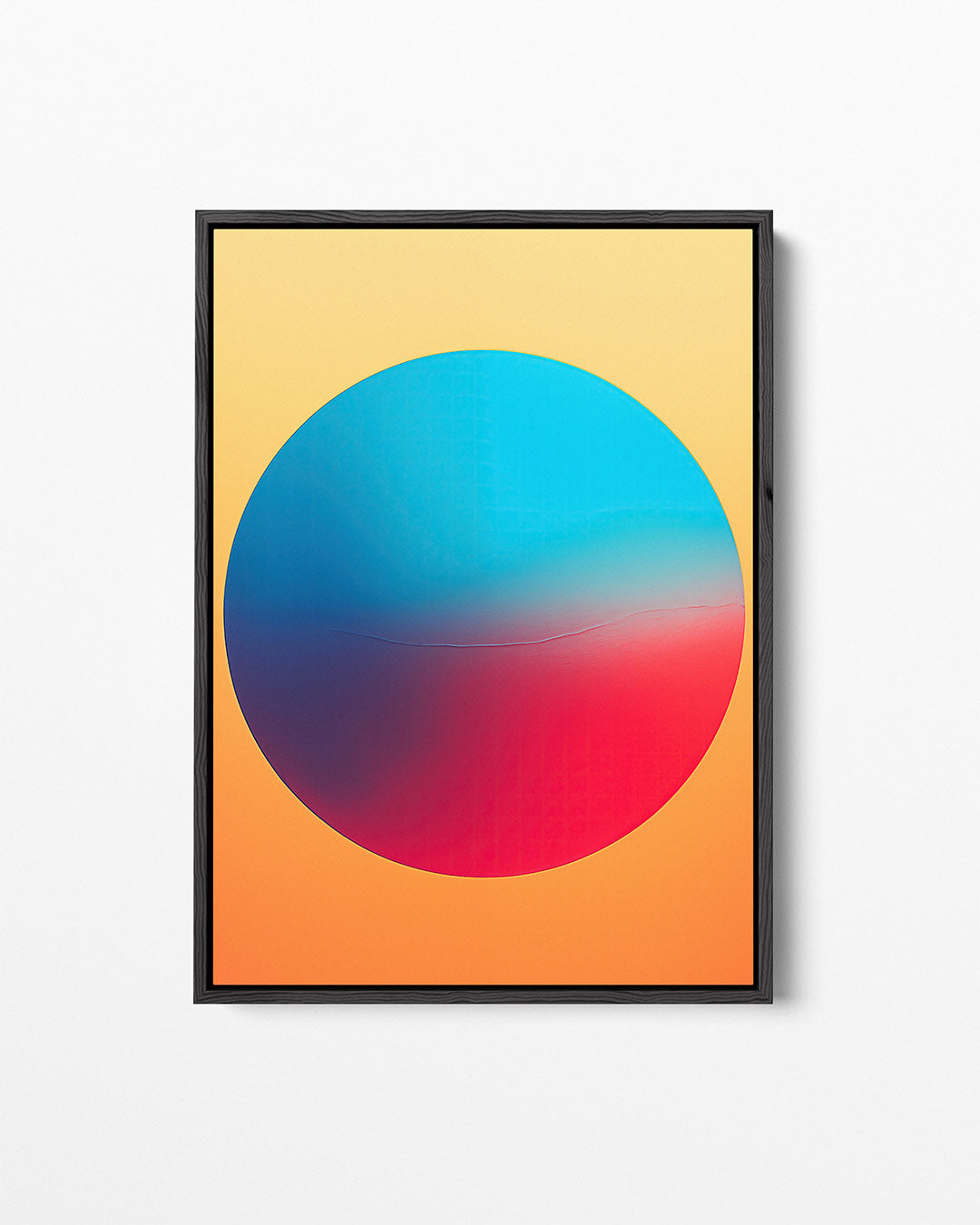 Kleurrijke cirkelcompositie Kunstwerk