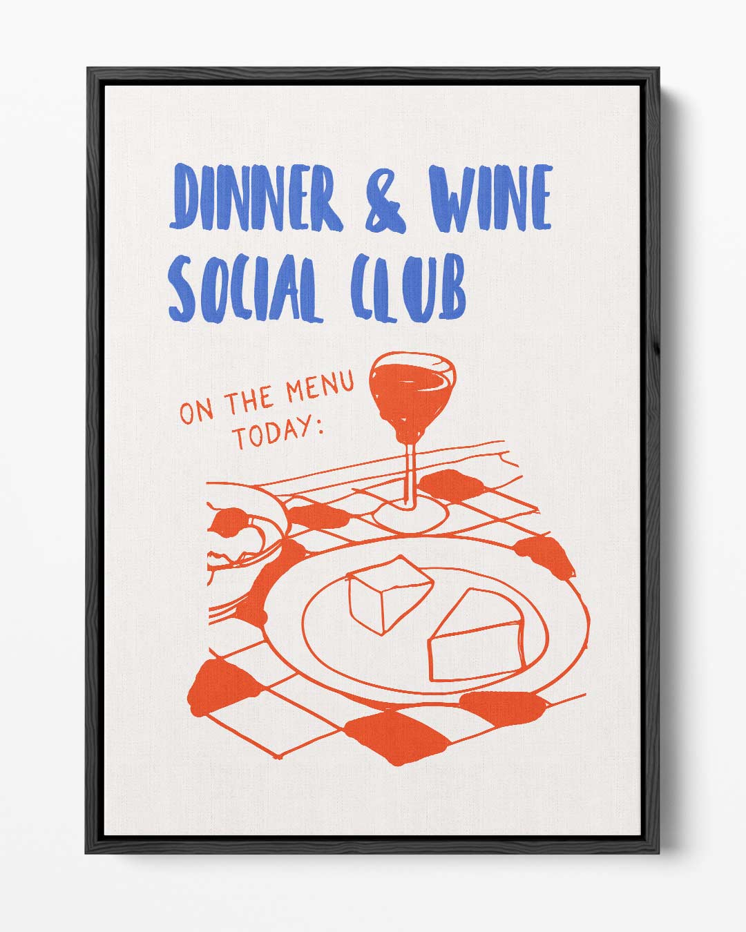 Dinner & Wine Social Club Poster