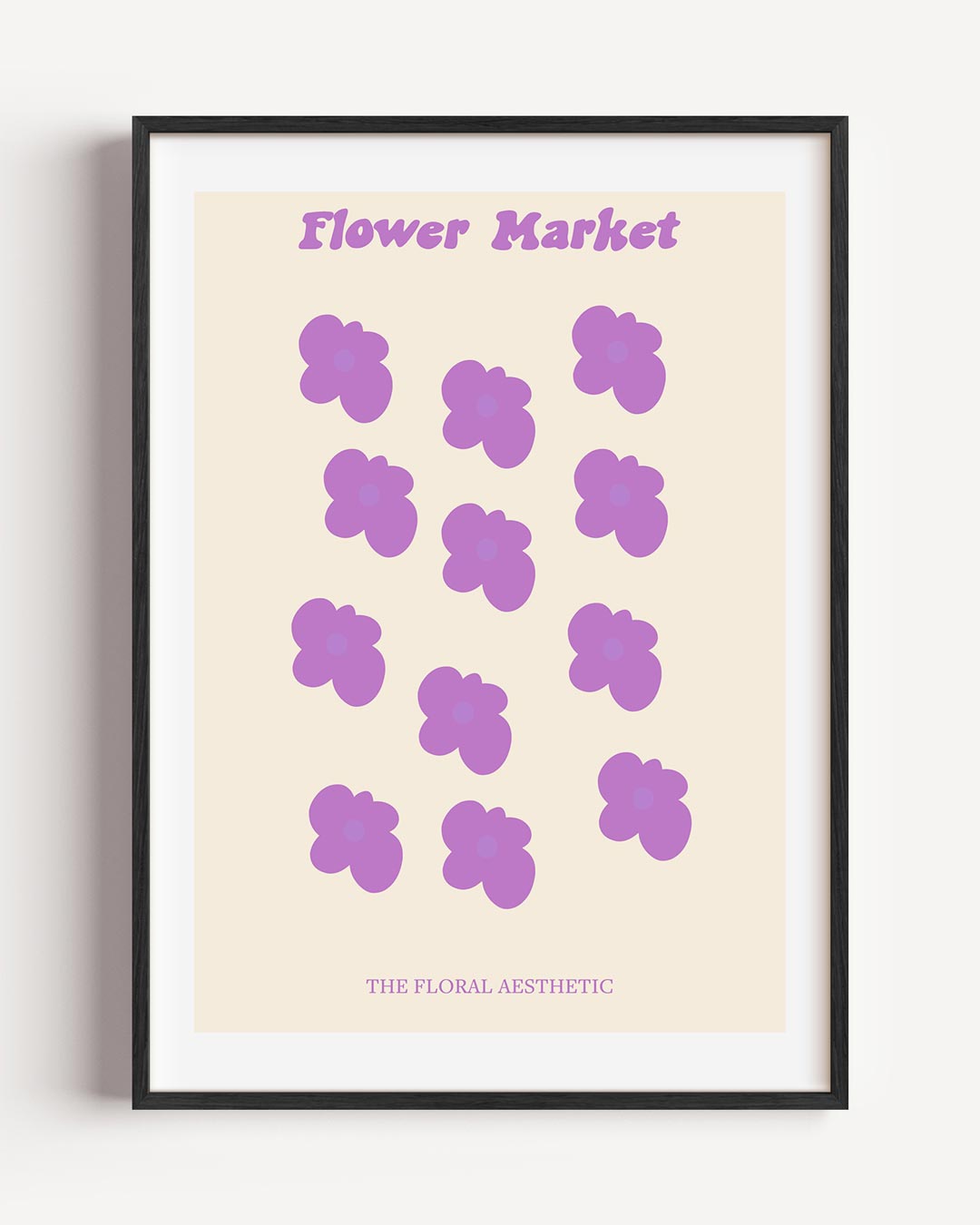 Lente Bloemenmarkt Poster-WallArtistic