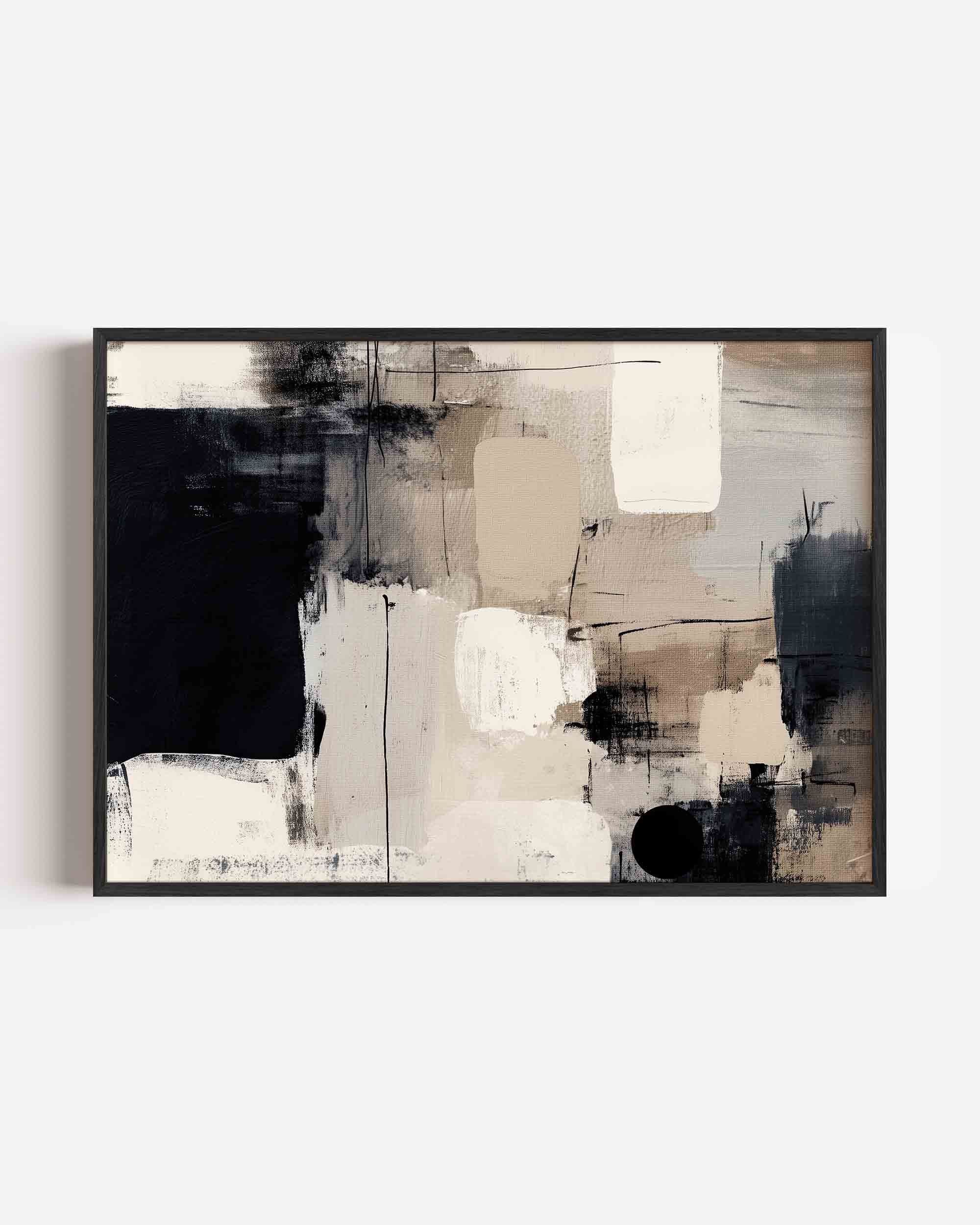 Abstracte vormen Poster