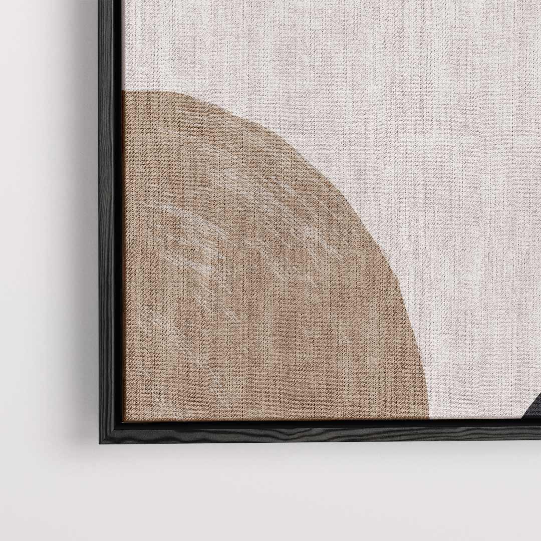 Moderne Aardetinten Schilderij Kunstwerk-canvas-dibond-plexiglas-wanddecoratie-WallArtistic