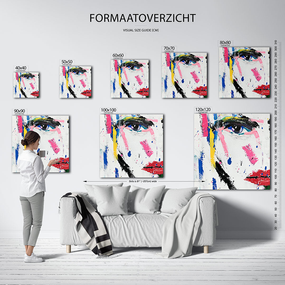 Kleurencompositie Kunstwerk