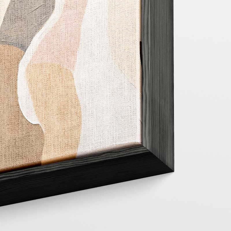 Abstracte Vormen in Zachte Tinten Kunstwerk-canvas-dibond-plexiglas-wanddecoratie-WallArtistic
