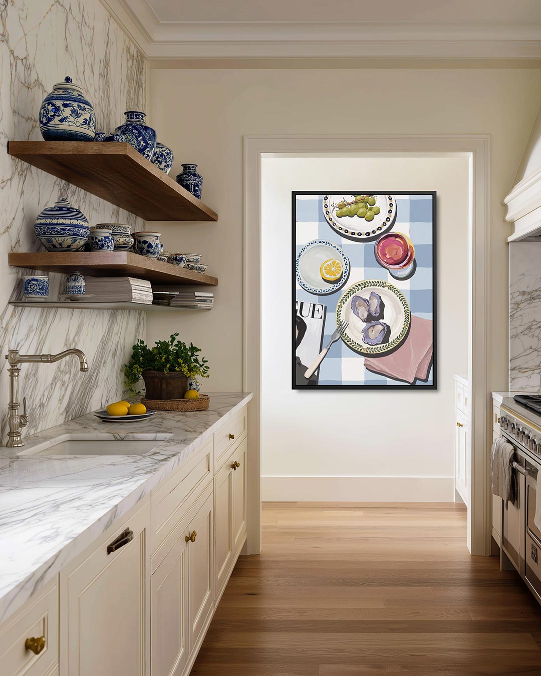 Eettafel compositie Kunstwerk