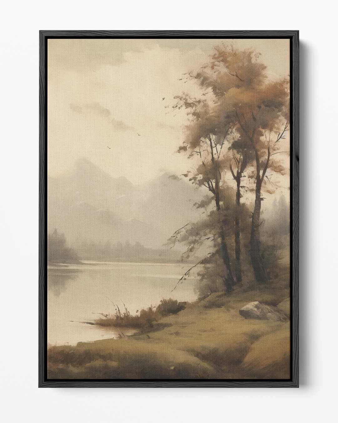 Dromerig Herfstlandschap Kunstwerk-canvas-dibond-plexiglas-wanddecoratie-WallArtistic