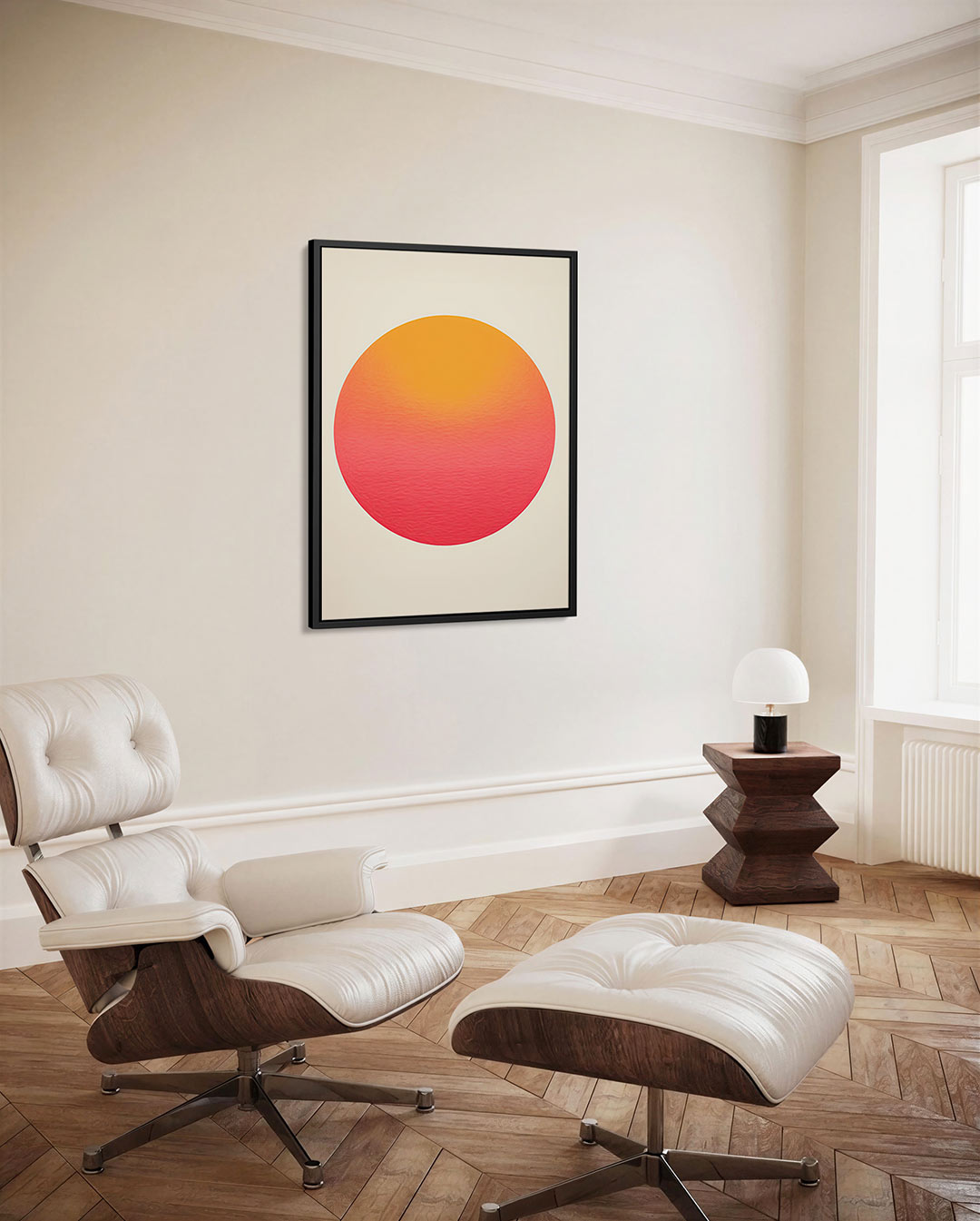 Kleurrijke cirkel Kunstwerk