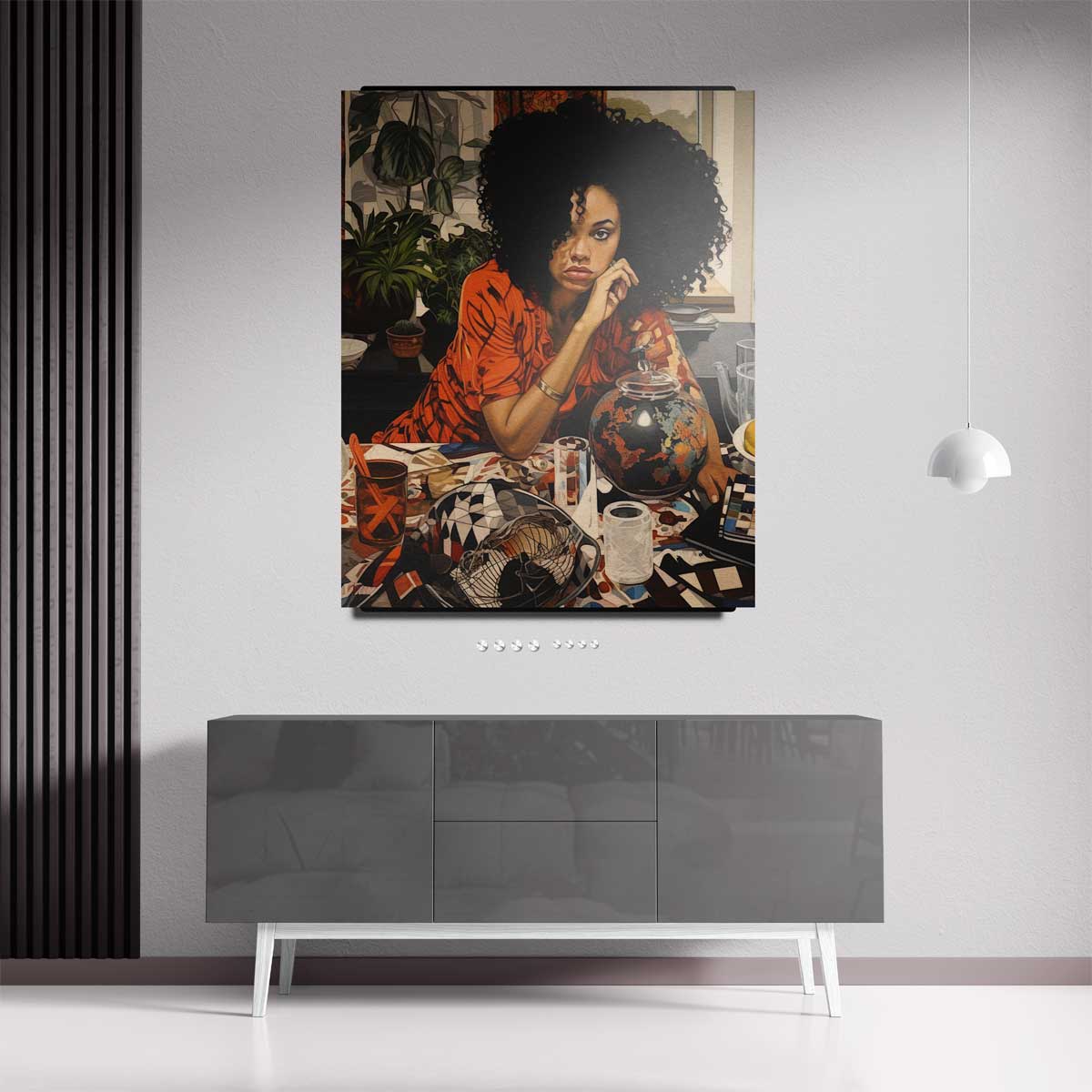 Wereldse Reflectie Kunstwerk-canvas-dibond-plexiglas-wanddecoratie-WallArtistic