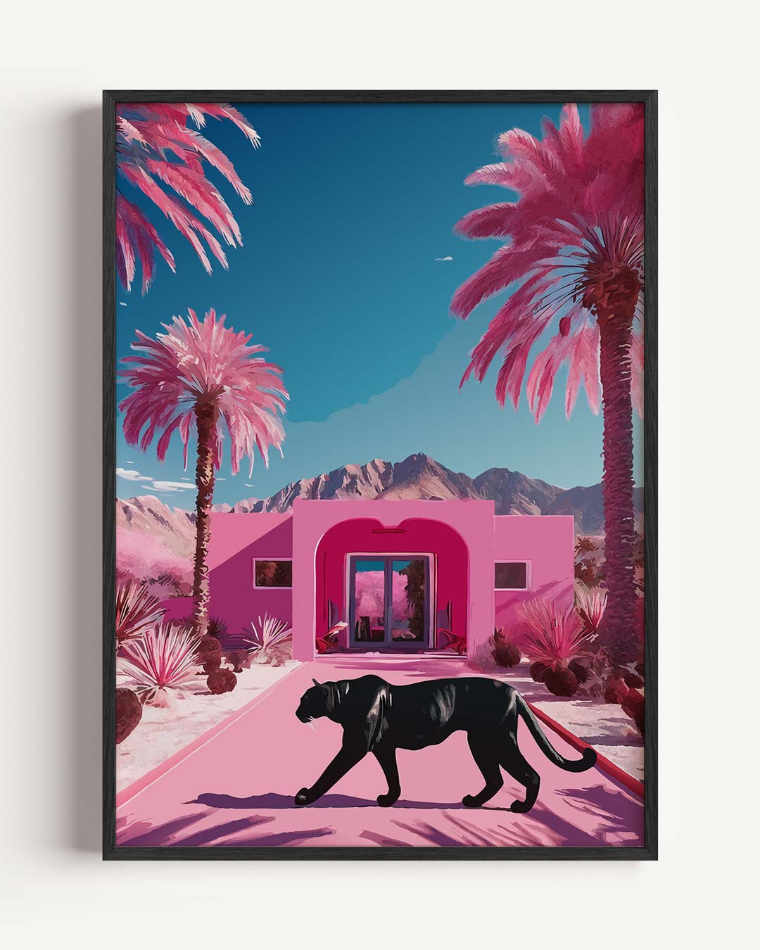 Stralende Roze Panter Poster