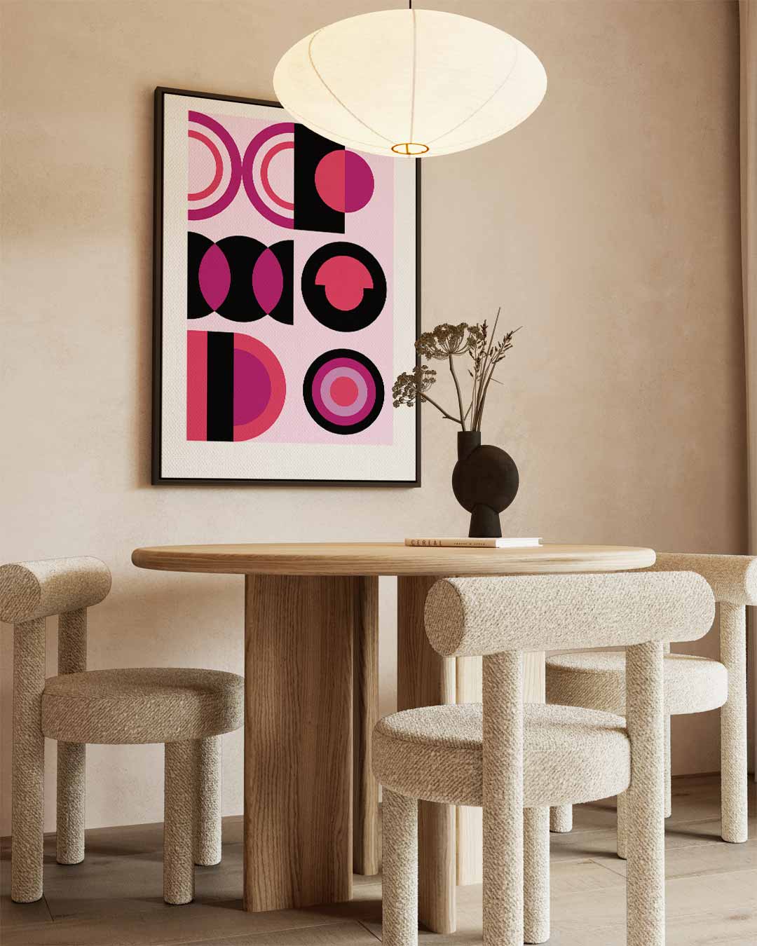 Geometrische Uitspatting Kunstwerk-canvas-dibond-plexiglas-wanddecoratie-WallArtistic