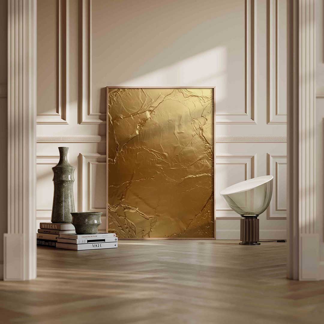 Gouden textuur Poster