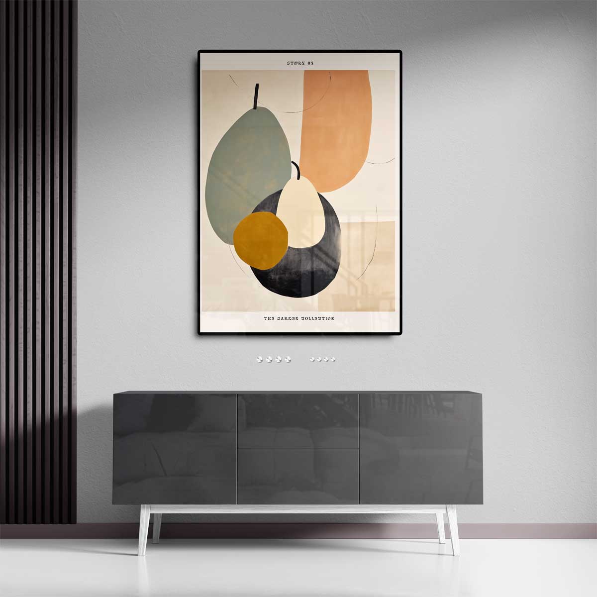 Abstracte Tuinvorm Studie 05 Kunstwerk-canvas-dibond-plexiglas-wanddecoratie-WallArtistic