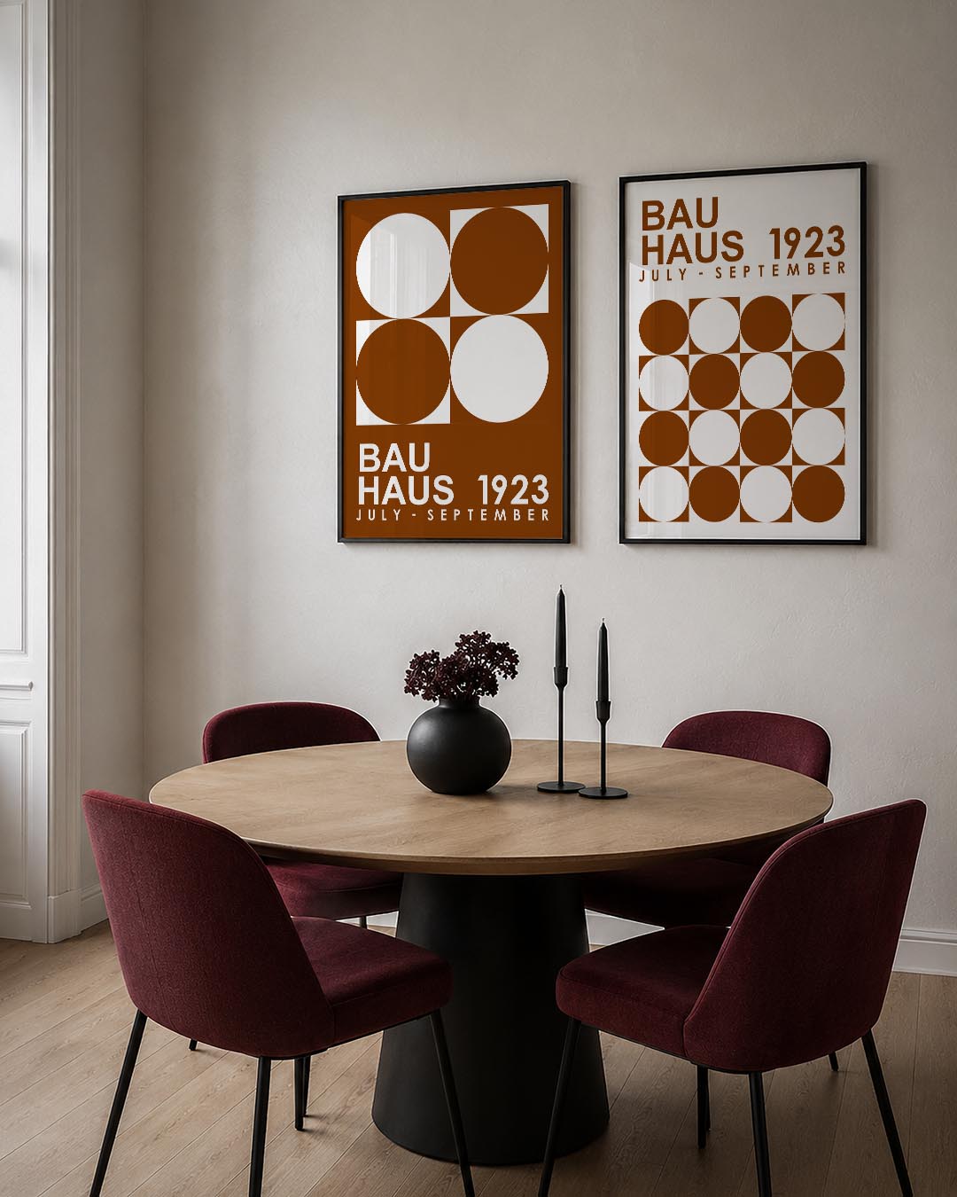 Cirkel en vierkant Posterset