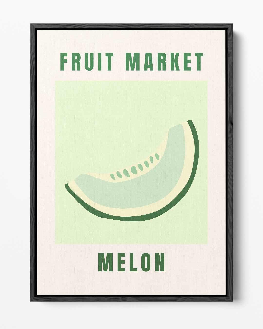 Fruitige Meloen Poster Kunstwerk-canvas-dibond-plexiglas-wanddecoratie-WallArtistic