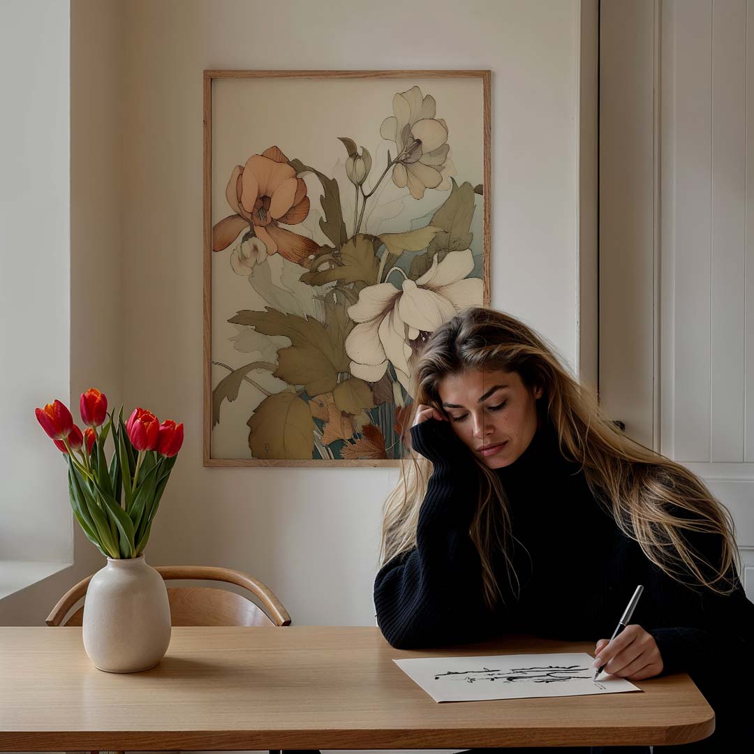 Botanische Kunstposter-WallArtistic