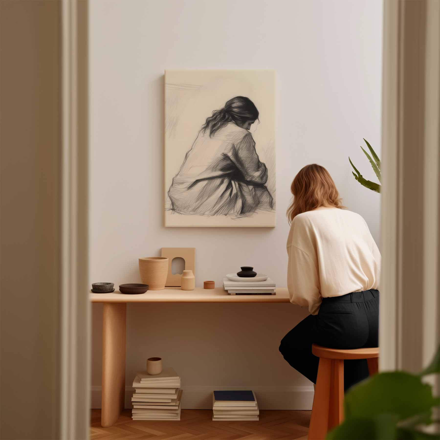 Zachte Stilte Kunstwerk-canvas-dibond-plexiglas-wanddecoratie-WallArtistic