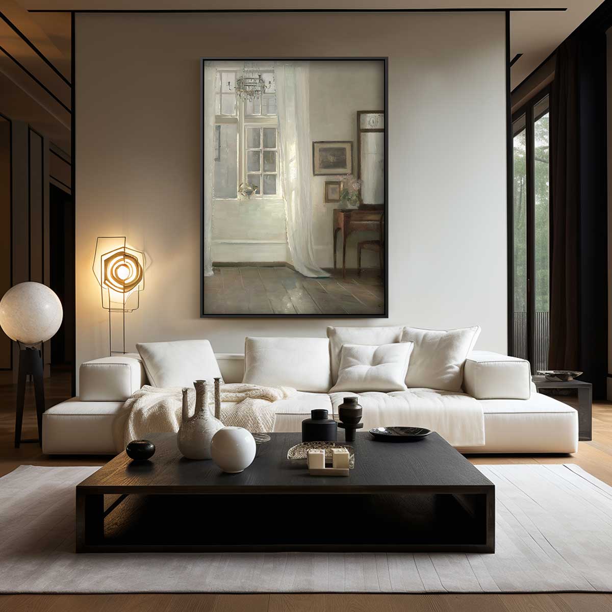 Lichte Vensterkamer Kunstwerk-canvas-dibond-plexiglas-wanddecoratie-WallArtistic