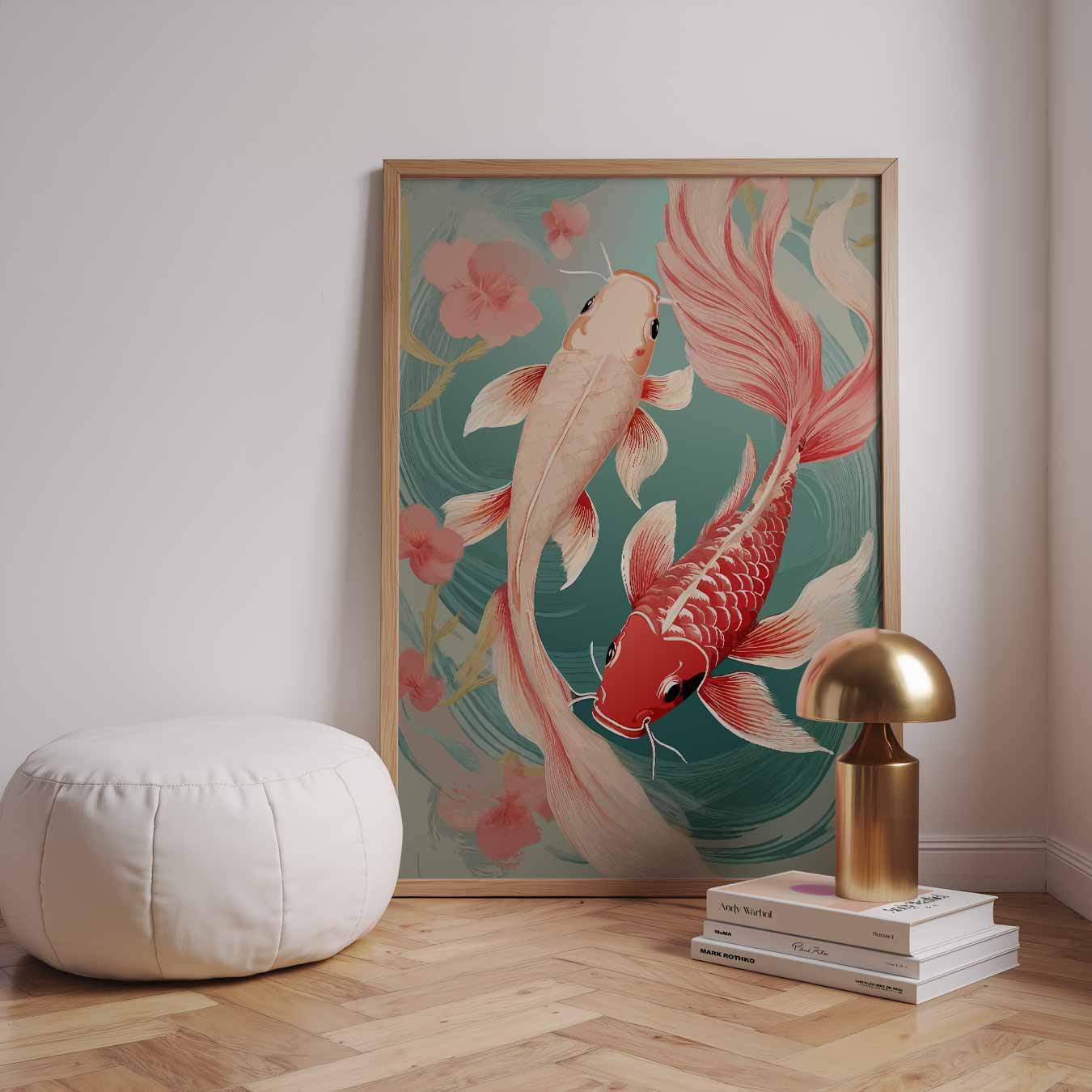Betoverende Koi Vijver Poster