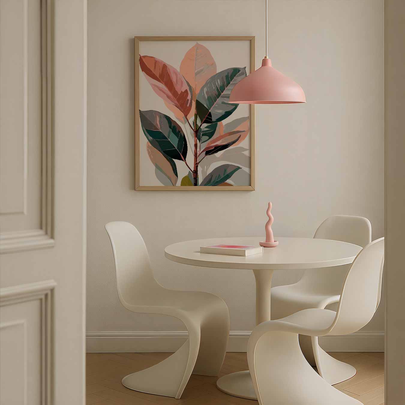 Botanische Kunstposter met Vrolijke Bladeren Poster