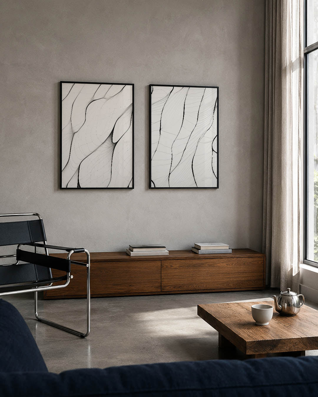 Lijnen en vormen Posterset