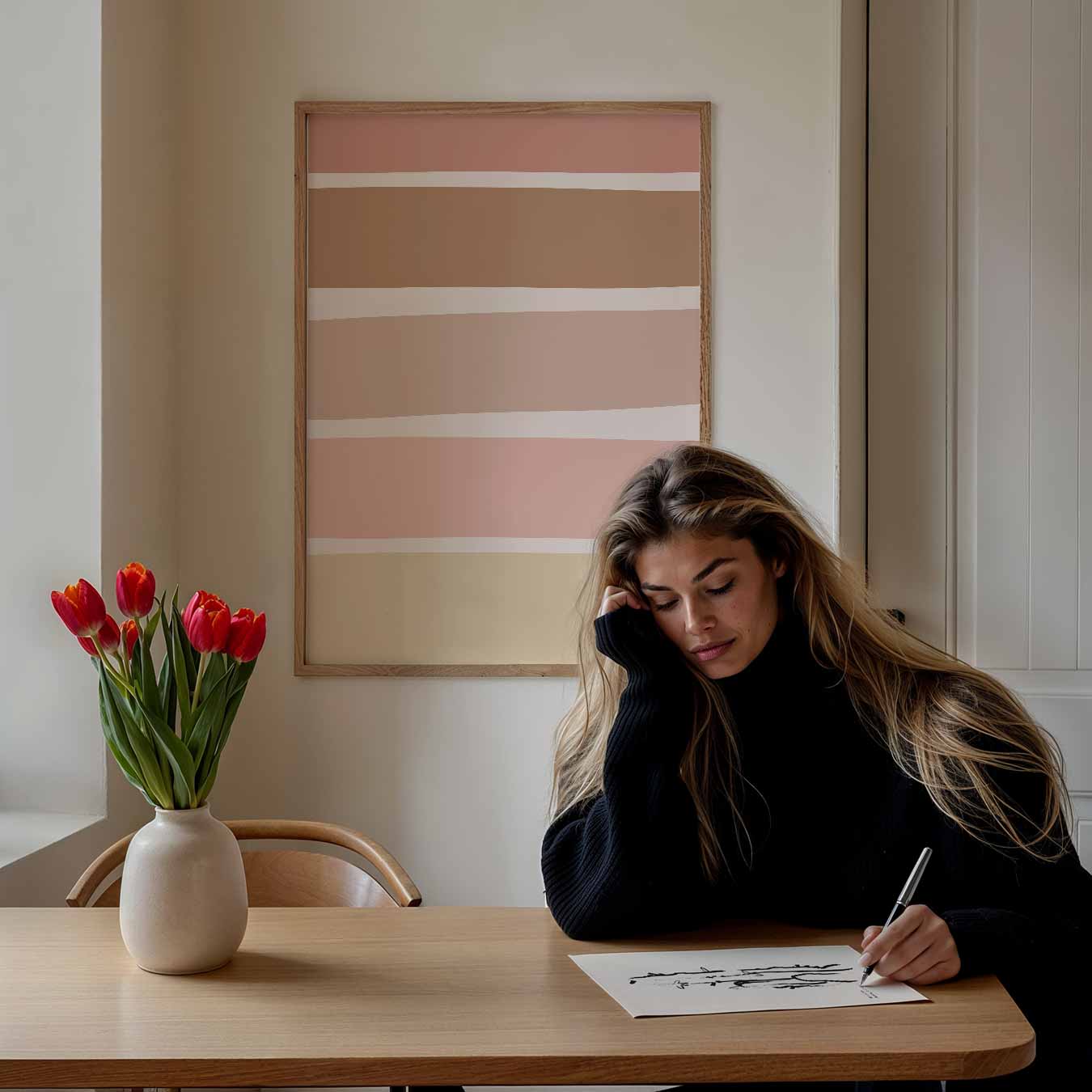 Rustieke Aarde Tinten Wanddecoratie Poster