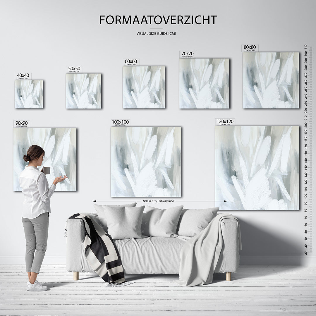 Zachte borstelstreken Kunstwerk