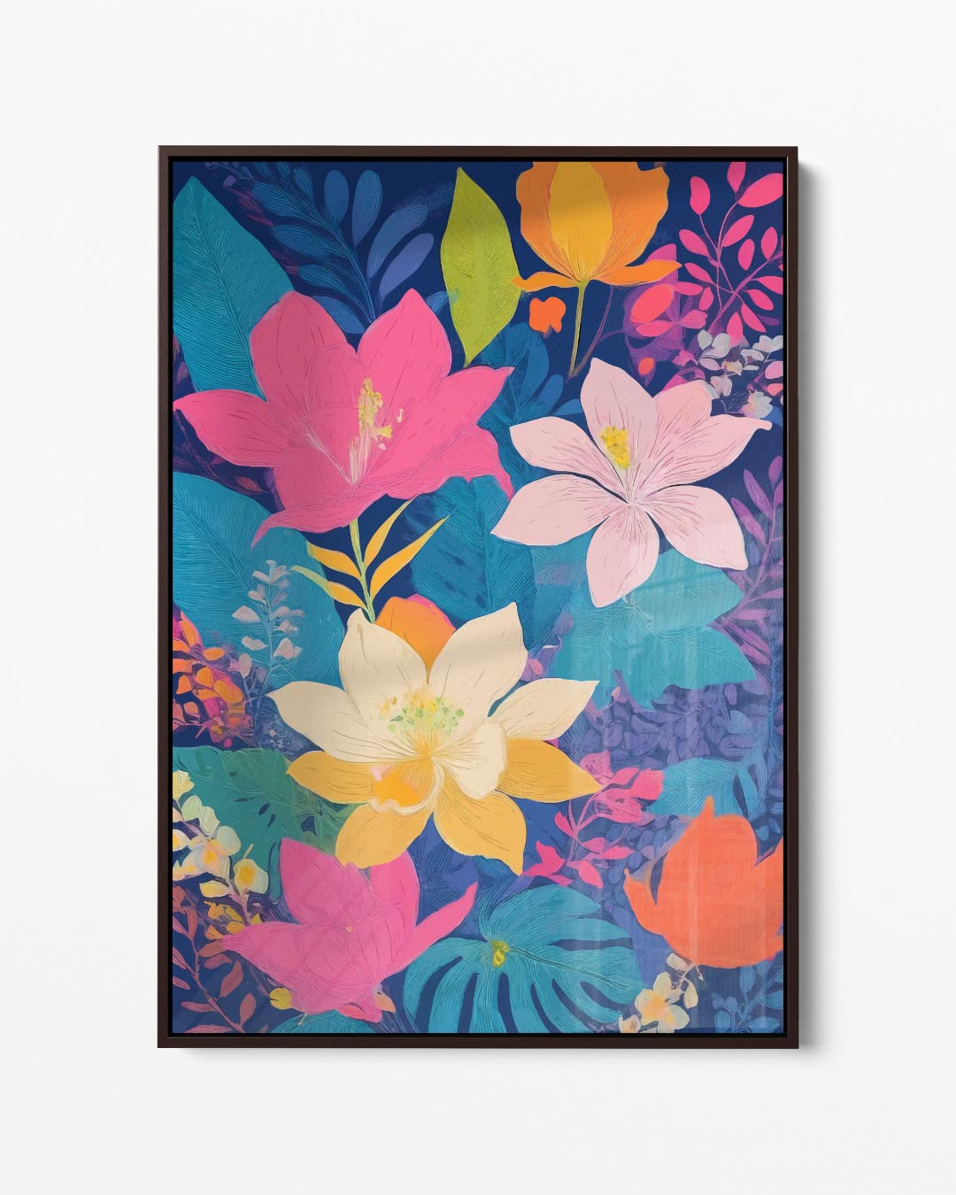 Krachtige Bloemenpracht Kunstwerk-canvas-dibond-plexiglas-wanddecoratie-WallArtistic