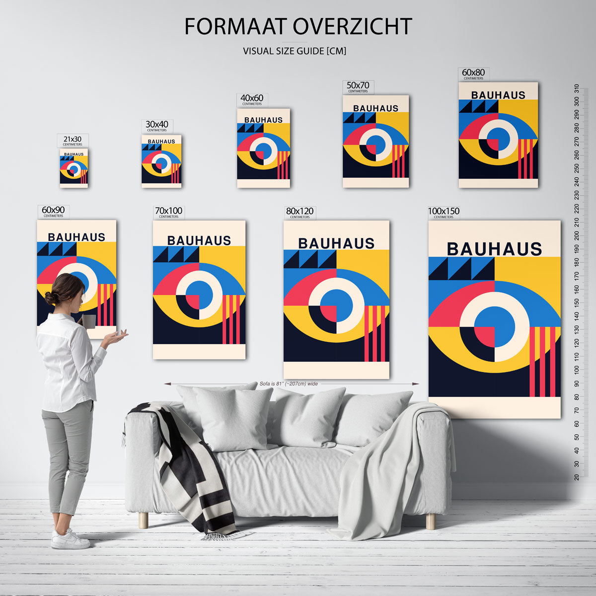 Vorm en kleur Poster