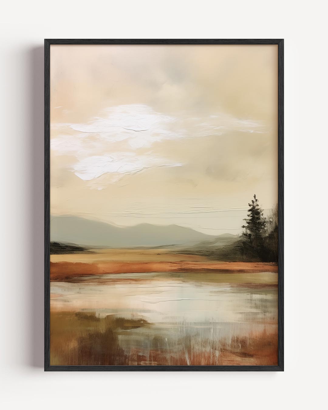 Dromerige Landschap Poster-WallArtistic