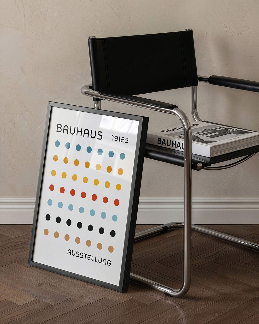 Cirkelritme en tekst Poster