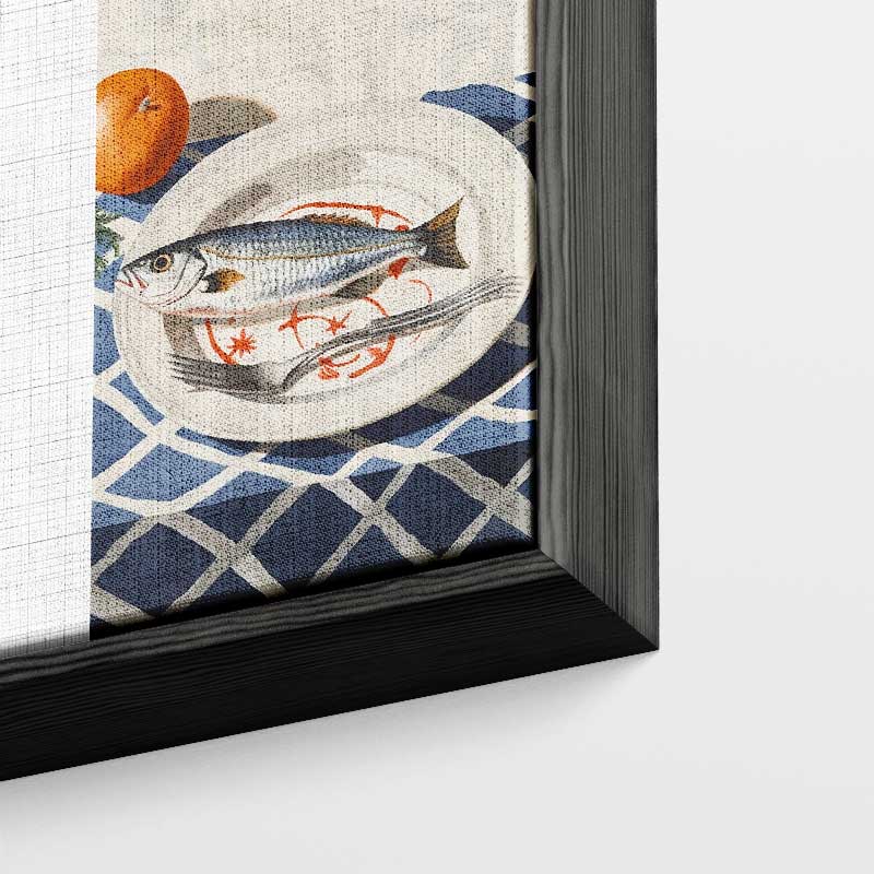 Zeevruchten Op Een Bord Kunstwerk-canvas-dibond-plexiglas-wanddecoratie-WallArtistic