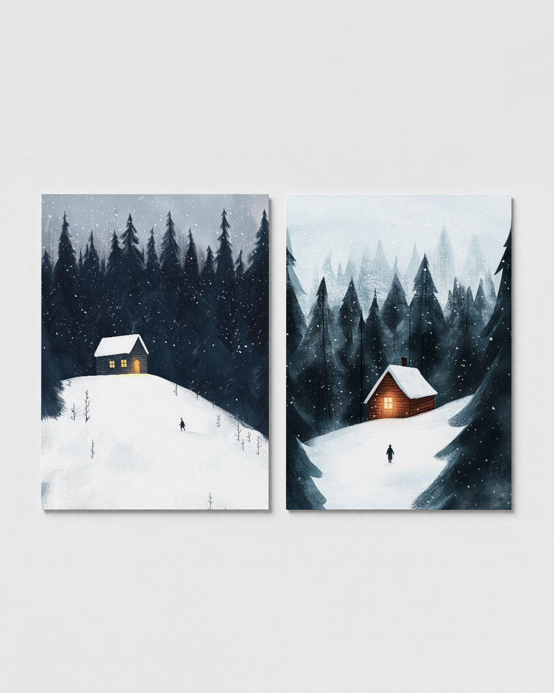Winterse sereniteit Posterset