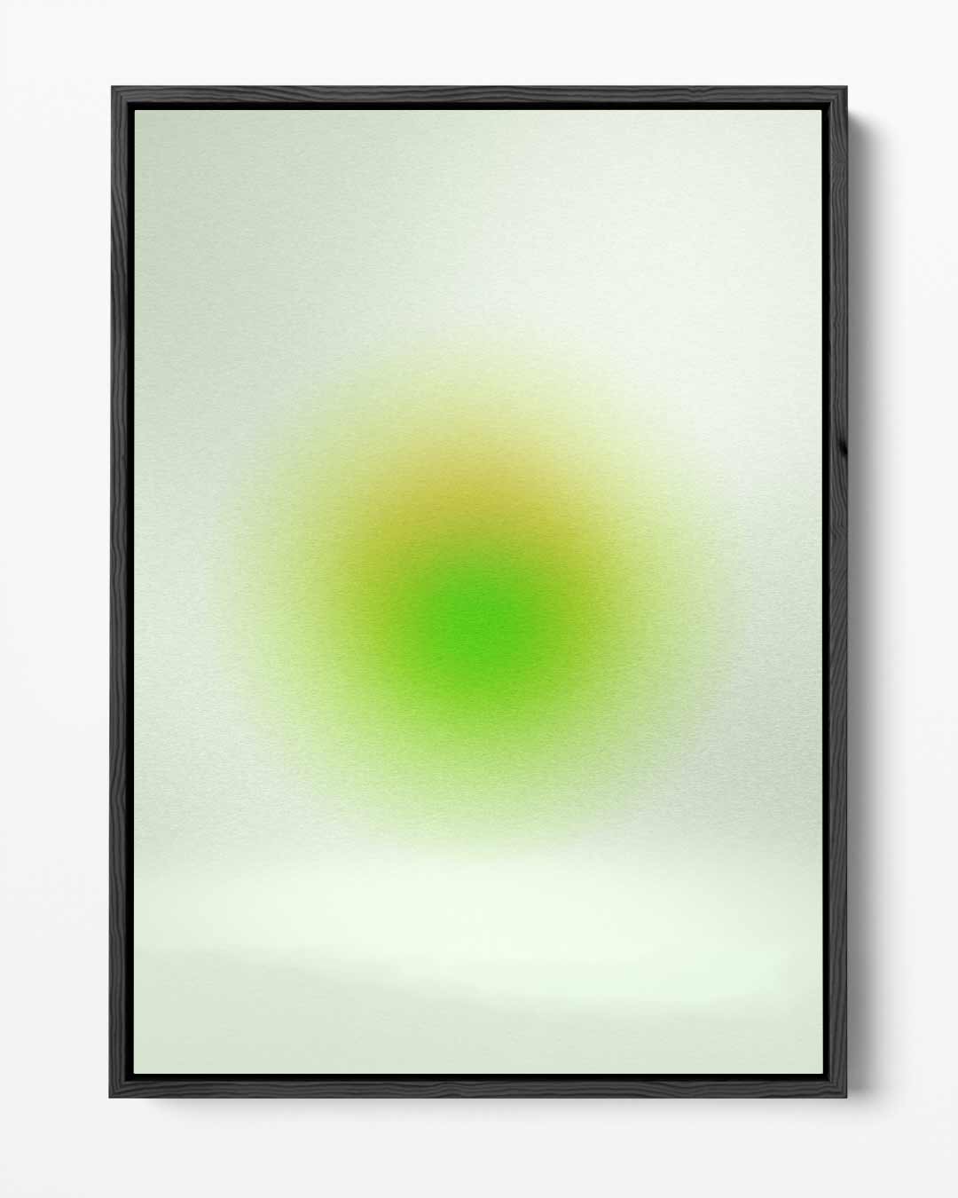 Groene Zonsondergang Kunstwerk-canvas-dibond-plexiglas-wanddecoratie-WallArtistic