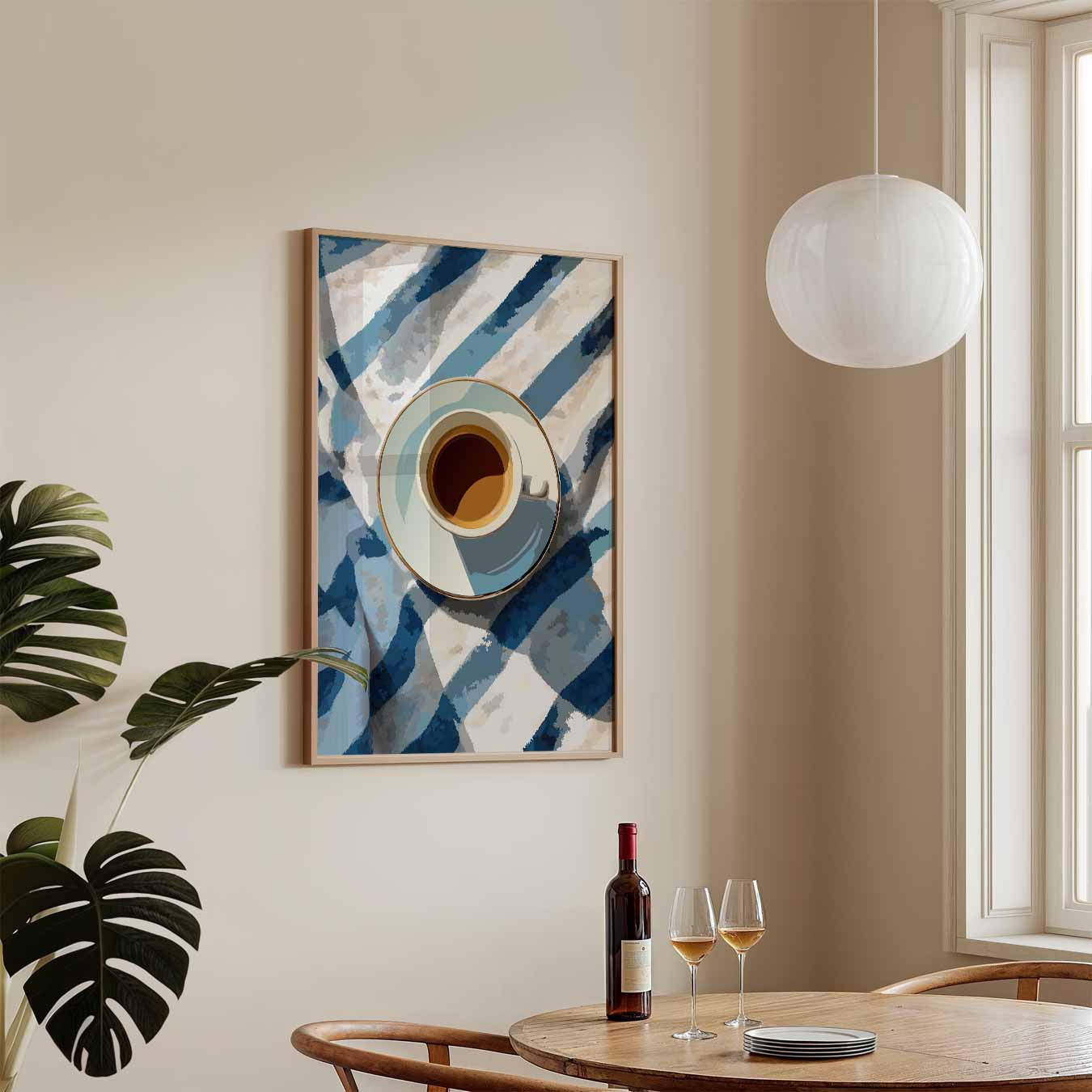 Koffietijd Waterverf Stijl Poster