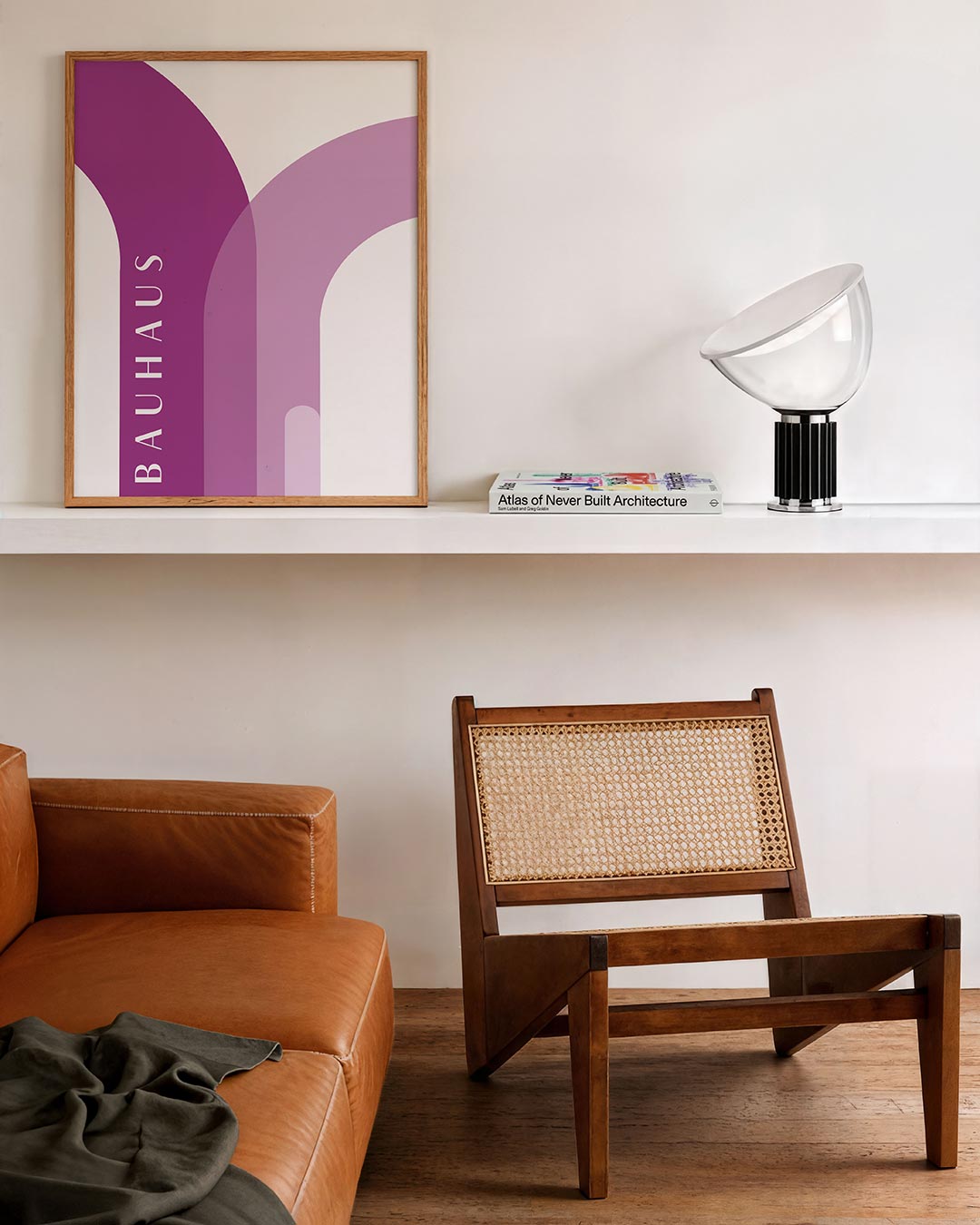 Kleurvlakken en lijnen Poster