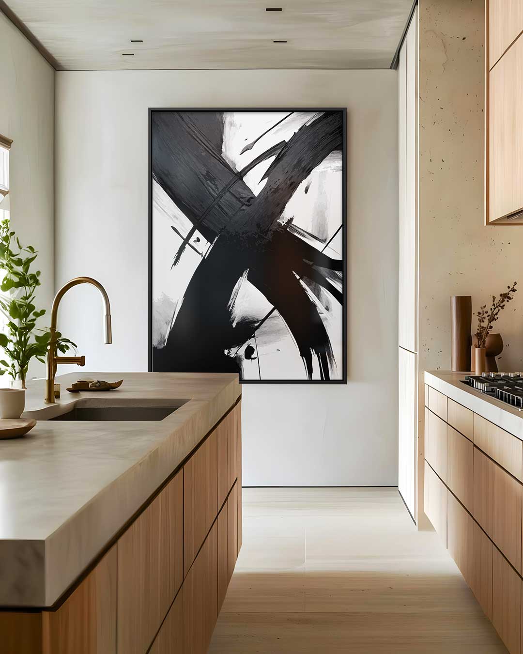 Dynamische Streken Kunstwerk-canvas-dibond-plexiglas-wanddecoratie-WallArtistic