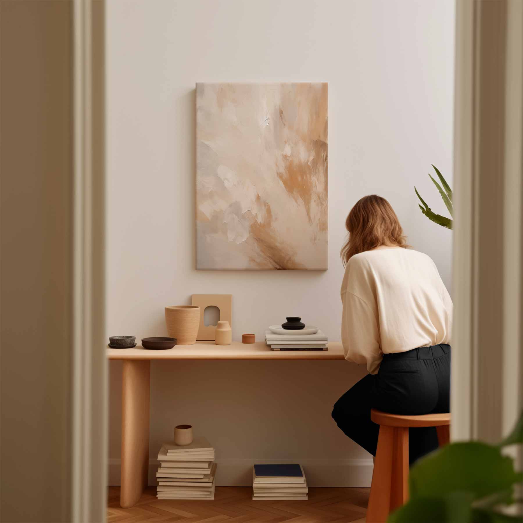 Zandstorm Moment Kunstwerk-canvas-dibond-plexiglas-wanddecoratie-WallArtistic