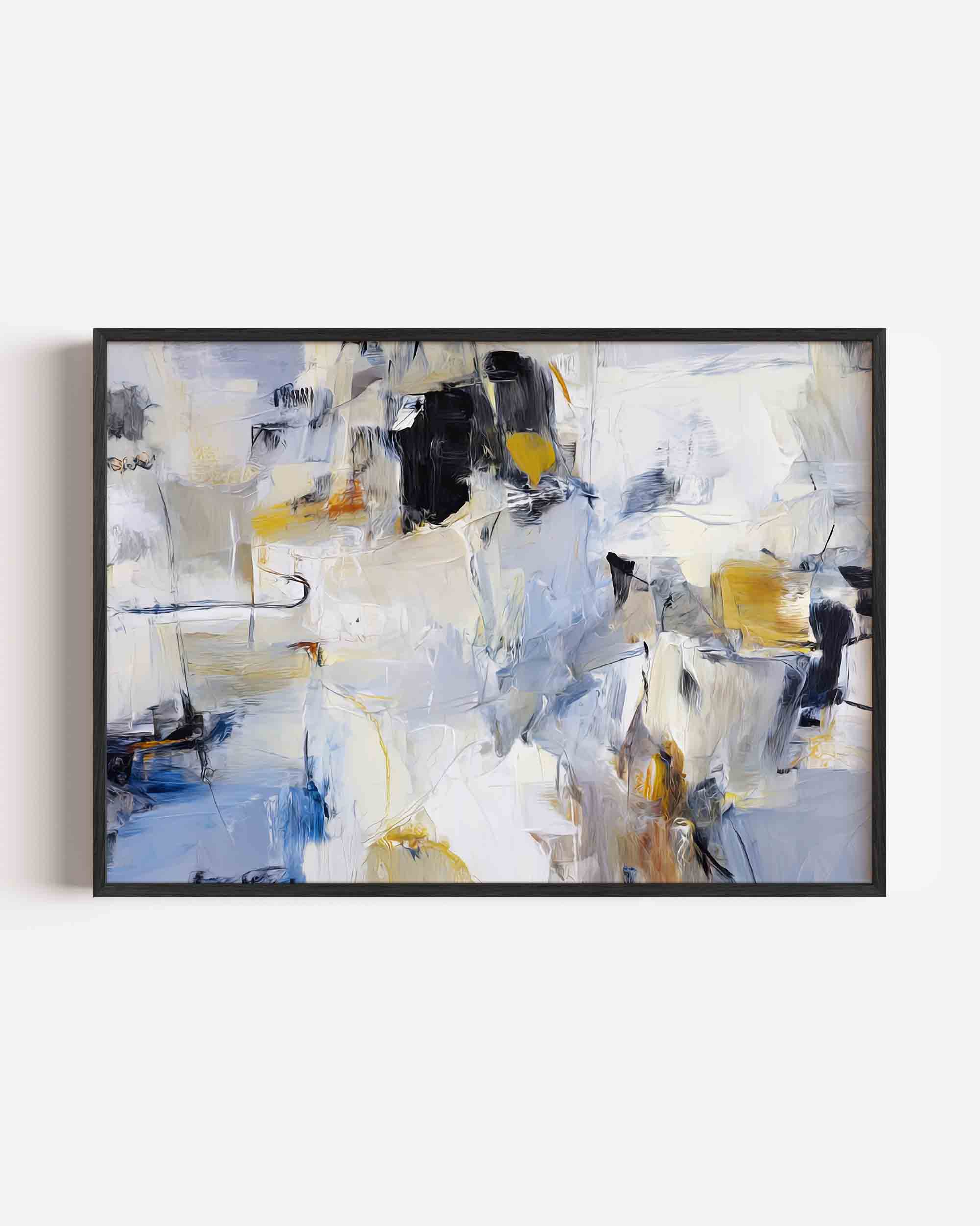 Abstracte vormen en kleuren Poster