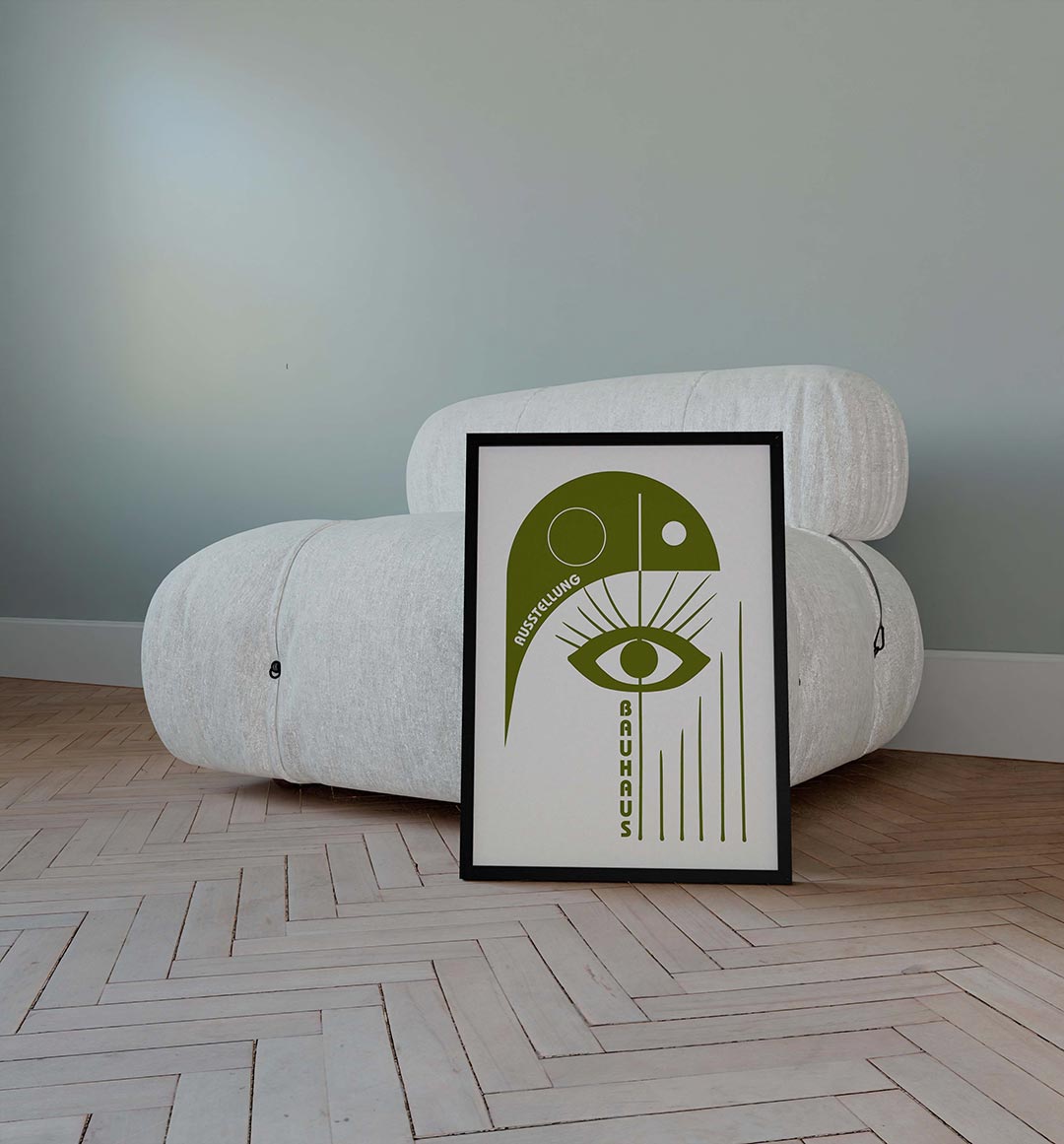 Oog en lijnen Poster