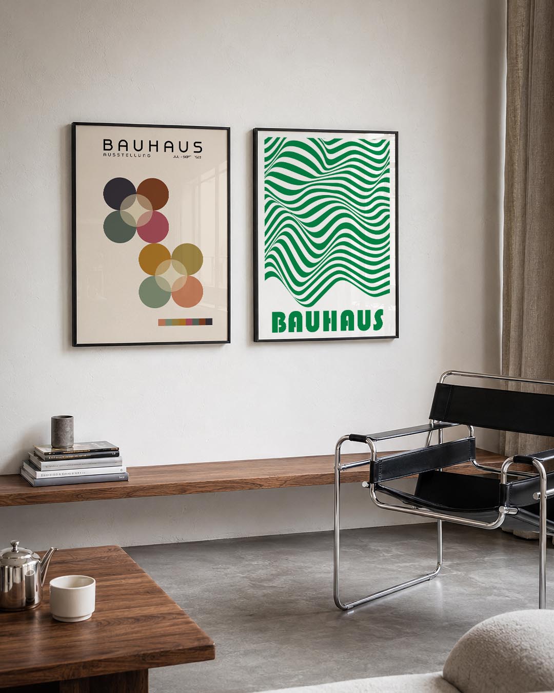 Kleurrijke cirkelharmonie Posterset
